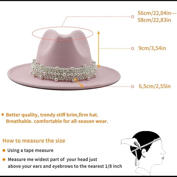 Women's Vintage  Fedora Hat - Picture 5 of 6